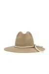 Rag & Bone Women's Valencia Fedora Hat In Warm Grey In Brown