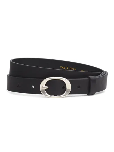 Rag & Bone Women's Vera Leather Belt In Neutral
