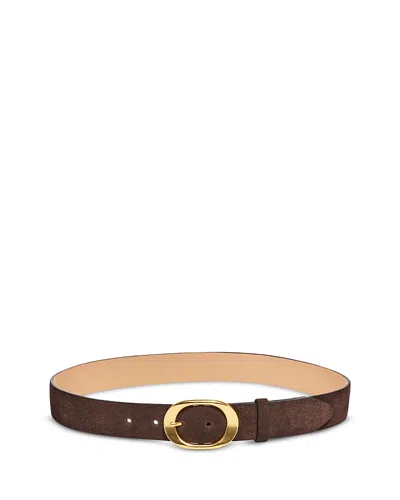 Rag & Bone Women's Vera Suede Belt In Brown