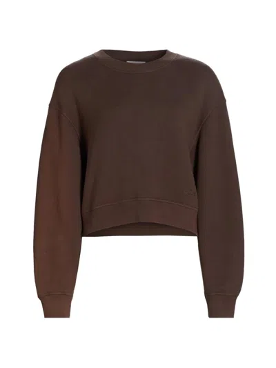 Rag & Bone Women's Vintage Terry Crewneck Sweatshirt In Brown