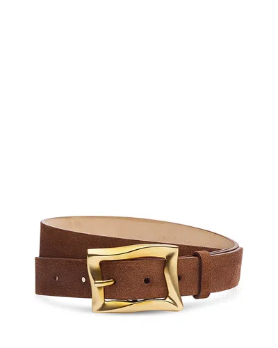 Rag & Bone Women's Waverly Leather Belt In Brown