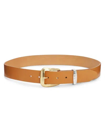 Rag & Bone Women's Winona Leather Belt In Brown