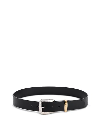 Rag & Bone Women's Winona Leather Belt In Gray