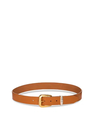 Rag & Bone Women's Winona Leather Belt In Orange
