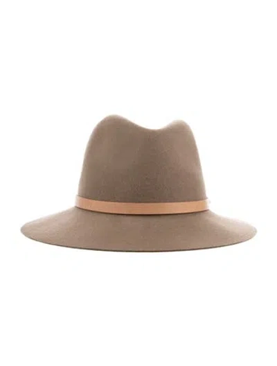 Pre-owned Rag & Bone Women's Wool Fedora In Neutral