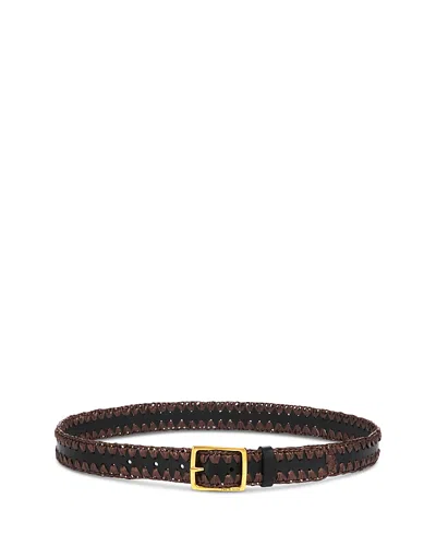 Rag & Bone Women's Woven Edge Boyfriend Belt
