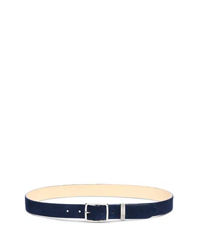 Rag & Bone Women's X Boyfriend 2.0 Suede Belt In Blue