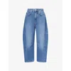 Rag & Bone Womens Accord The Charlie Barrel-leg Denim Jeans