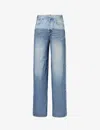 Rag & Bone Miramar Sofie Wide-leg Mid-rise Cotton-jersey Trousers In Antonia
