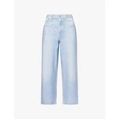 Rag & Bone Womens Aria Andi Featherweight Stretch-denim Jeans In Blue