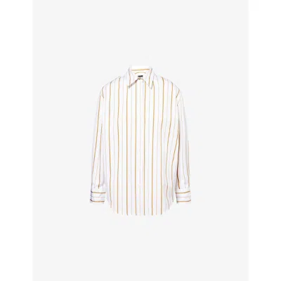 Rag & Bone Womens  Jessica Stripe-print Cotton Shirt