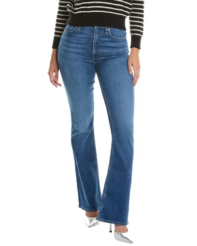Rag & Bone Womens Casey Selina High-rise Flare Jean, 26 In Blue