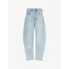 Rag & Bone Womens  Charlie Barrel-leg High-rise Jeans