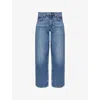 Rag & Bone Womens Echo The Saige Straight-leg Denim Jeans