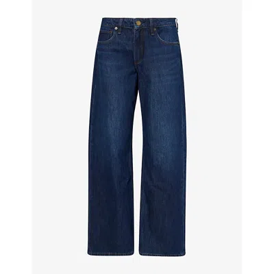Rag & Bone Womens  Cam Straight-leg Denim Jeans In Sasha