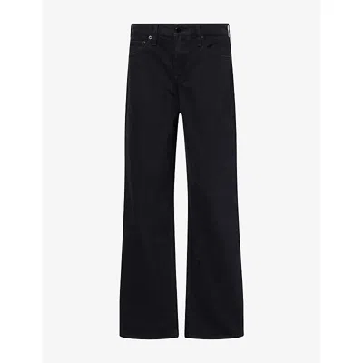Rag & Bone Womens  Cam Straight-leg Denim Jeans In Shadow