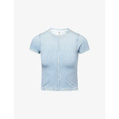 Rag & Bone Womens Aria Miramar Baby Tee Jersey T-shirt