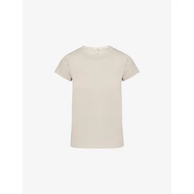 Rag & Bone Womens Warmgry The Slub Round-neck Cotton-jersey T-shirt In White