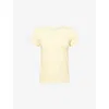 Rag & Bone Womens The Slub Exposed-seams Cotton T-shirt Sunlt