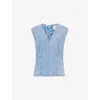 Rag & Bone Womens Tildn Ava Ultra Featherweight Cotton-blend Top