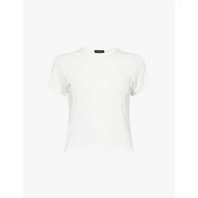 Rag & Bone Womens White Luca Baby Tee Modal-jersey Top