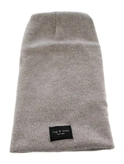 Pre-owned Rag & Bone Womens' Wool Beanie In Gray