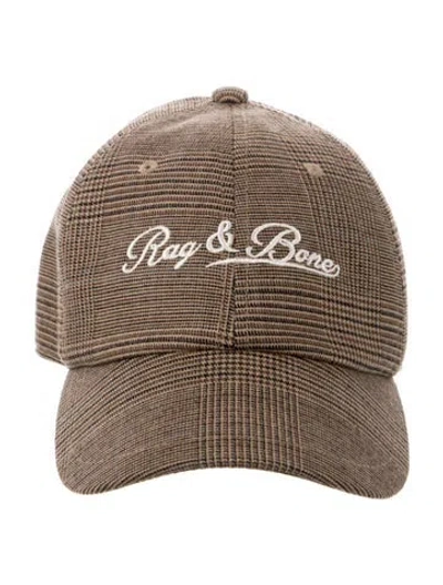 Pre-owned Rag & Bone Wool Baseball Hat In White
