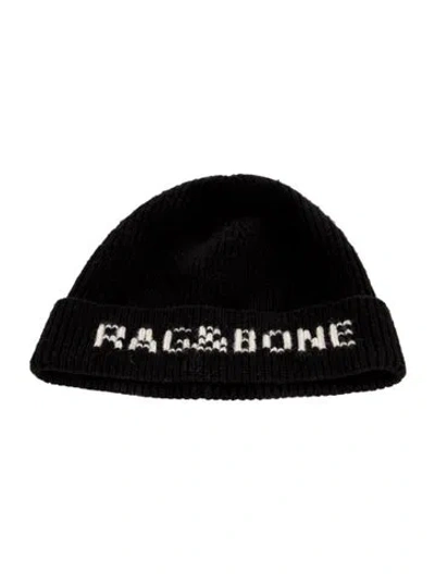 Pre-owned Rag & Bone Wool Beanie In Black