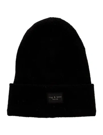 Pre-owned Rag & Bone Wool Beanie In Black