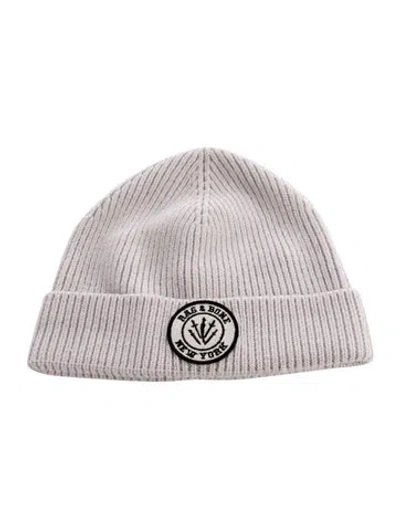 Pre-owned Rag & Bone Wool Beanie In Neutral