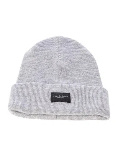 Pre-owned Rag & Bone Wool Beanie W/tags In Grey