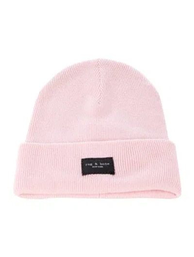 Pre-owned Rag & Bone Wool Beanie W/tags In Pink