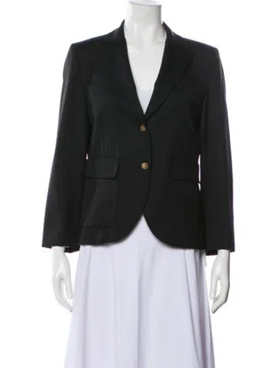 Pre-owned Rag & Bone Wool Blazer In Black