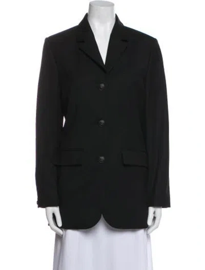 Pre-owned Rag & Bone Wool Blazer In Black
