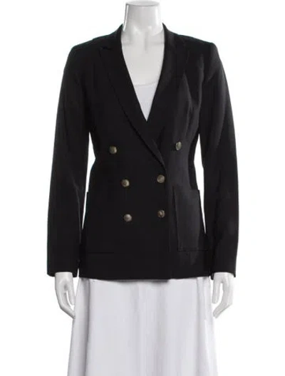 Pre-owned Rag & Bone Wool Blazer In Black
