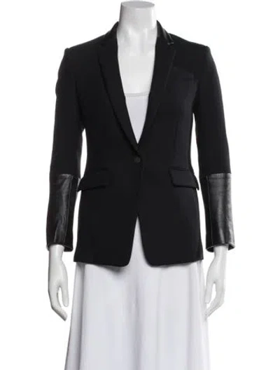 Pre-owned Rag & Bone Wool Blazer In Black