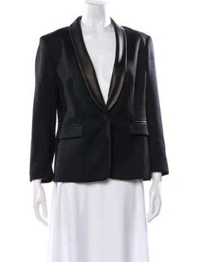 Pre-owned Rag & Bone Wool Blazer In Black