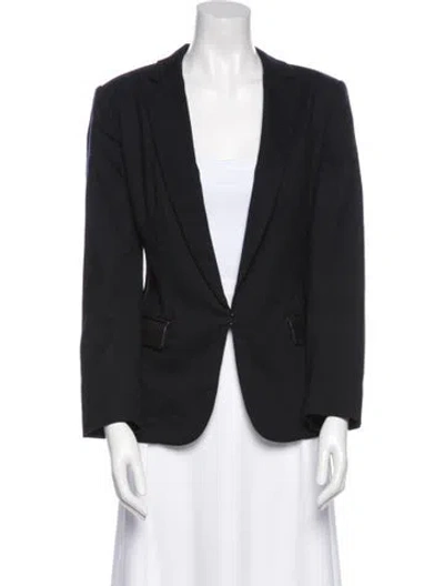Pre-owned Rag & Bone Wool Blazer In Black