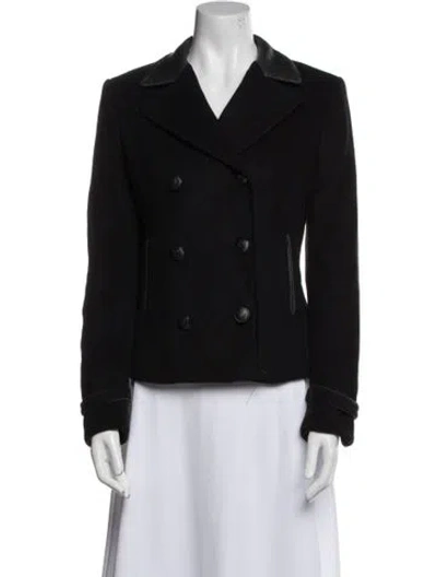 Pre-owned Rag & Bone Wool Blazer In Black