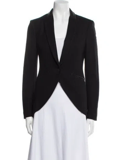 Pre-owned Rag & Bone Wool Blazer In Black