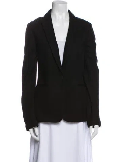 Pre-owned Rag & Bone Wool Blazer In Black