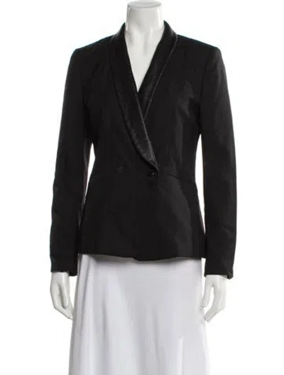 Pre-owned Rag & Bone Wool Blazer In Black