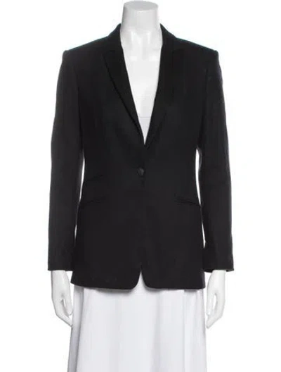 Pre-owned Rag & Bone Wool Blazer In Black