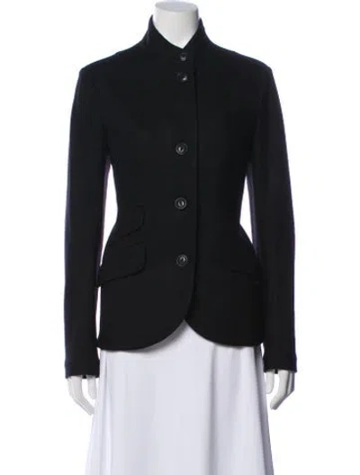 Pre-owned Rag & Bone Wool Blazer In Black