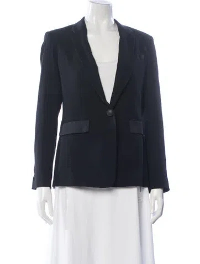 Pre-owned Rag & Bone Wool Blazer In Black