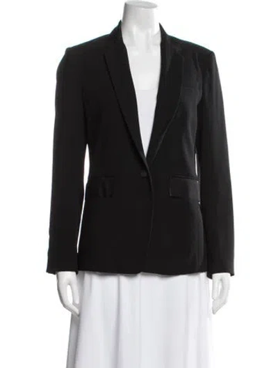 Pre-owned Rag & Bone Wool Blazer In Black