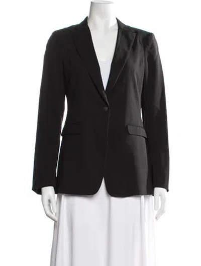 Pre-owned Rag & Bone Wool Blazer In Black