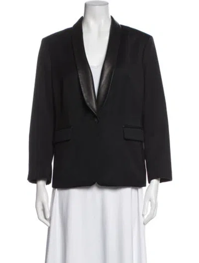 Pre-owned Rag & Bone Wool Blazer In Black