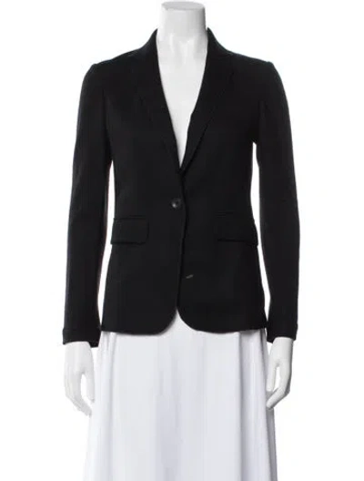 Pre-owned Rag & Bone Wool Blazer In Black