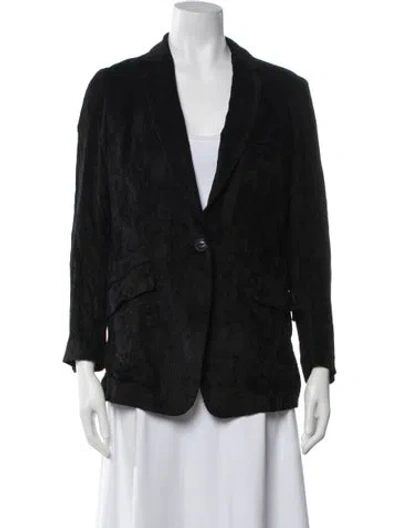 Pre-owned Rag & Bone Wool Blazer In Black